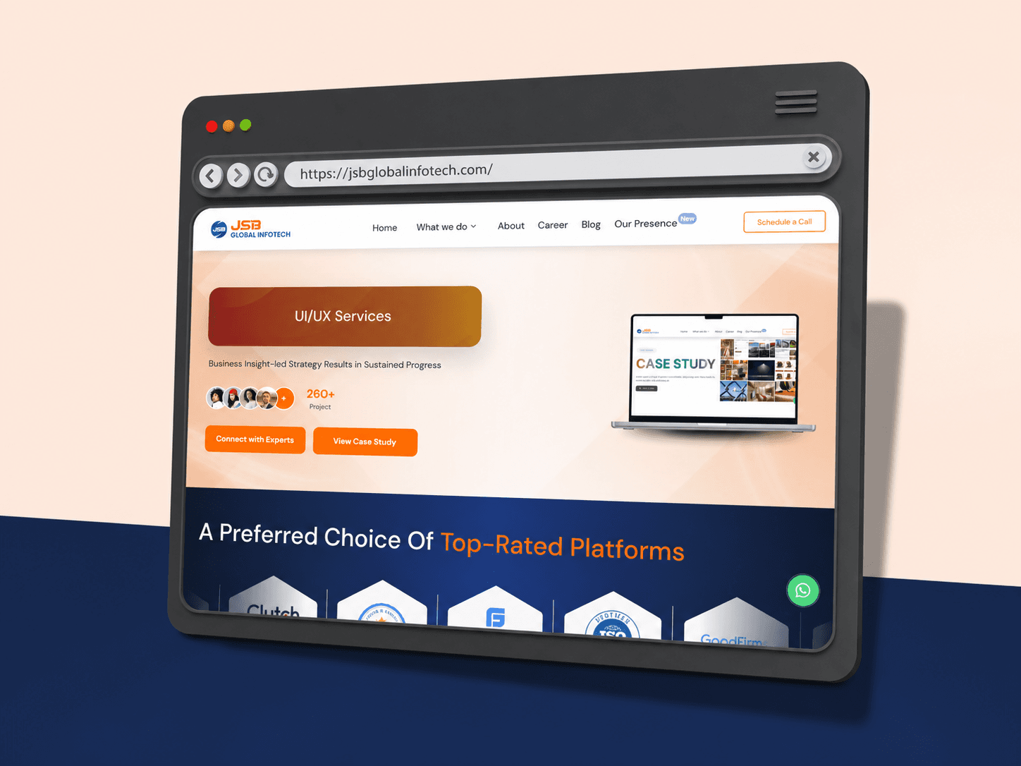 JSB Global Infotech project screenshot